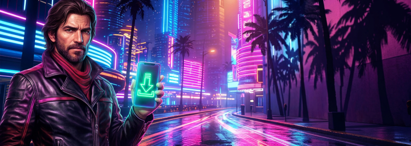 LuckyHills app download banner